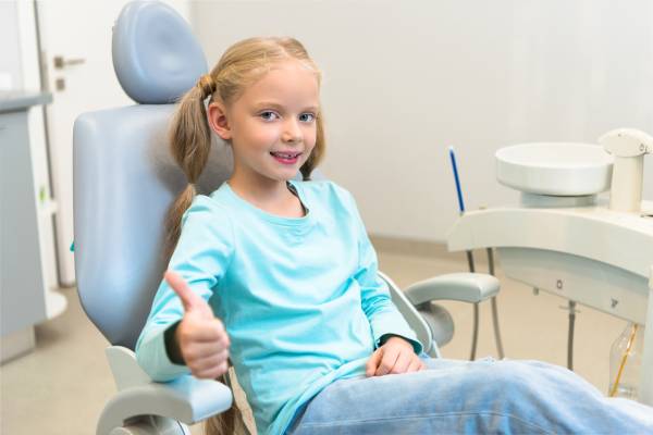 A child ready for phase 1 orthodontic treatment